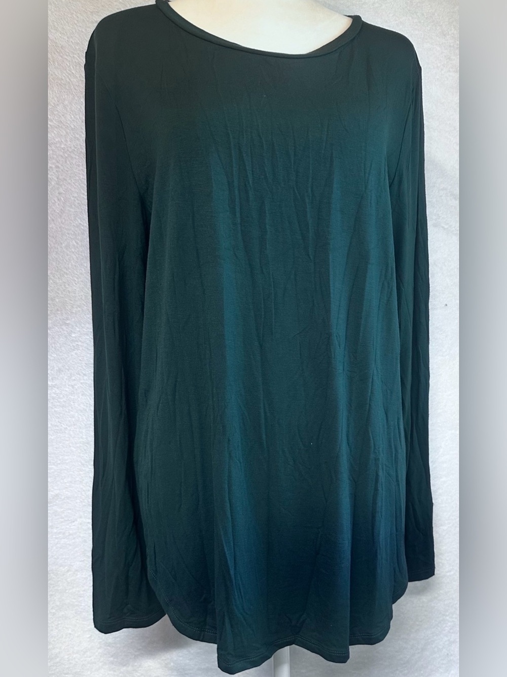 Old Navy Women's Long Sleeve Crewneck Top - Deep Teal